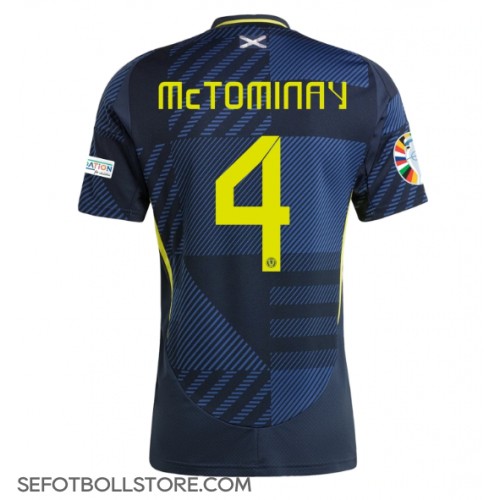 Skottland Scott McTominay #4 Replika Hemmatröja EM 2024 Kortärmad